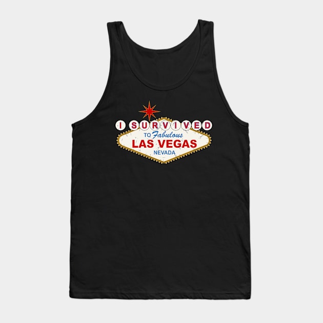 I survived to fabulous las vegas Tank Top by Melonseta